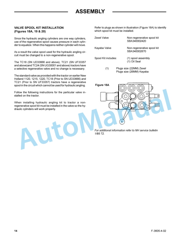 New Holland 702C Series 1120, 1215, 1220, TC18, TC21, TC21D, TC24D Tractor Operation and Maintenance Manual 87014674 5 New Holland 702C Series 1120, 1215, 1220, TC18, TC21, TC21D, TC24D Tractor Operation and Maintenance Manual 87014674-5