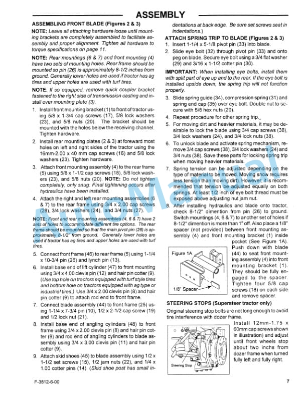 New Holland 702C Series Front Blade Operation and Maintenance Manual 86615960 4 New Holland 702C Series Front Blade Operation and Maintenance Manual 86615960-4