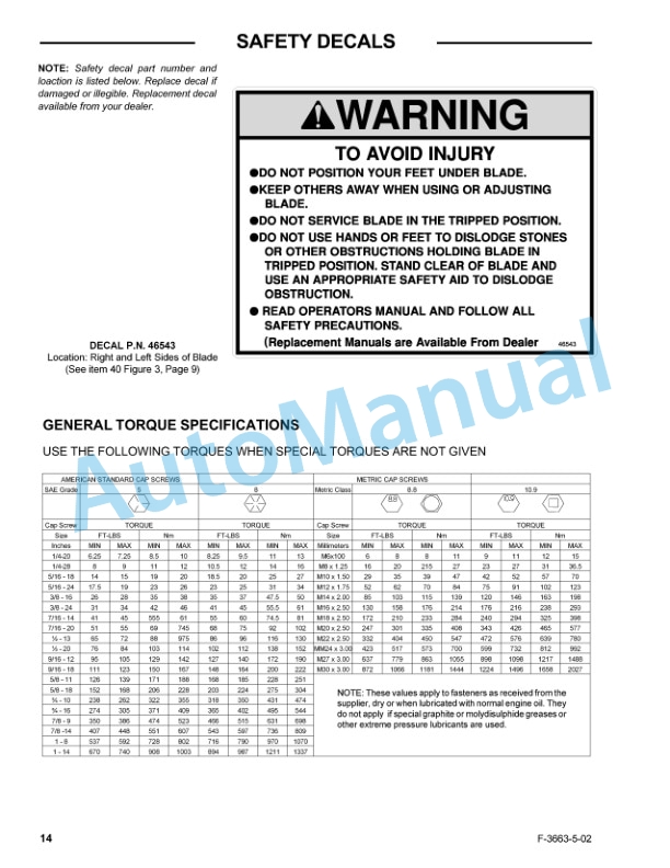 New Holland 702C Series Front Blade Operation and Maintenance Manual 87012637 5 New Holland 702C Series Front Blade Operation and Maintenance Manual 87012637-5