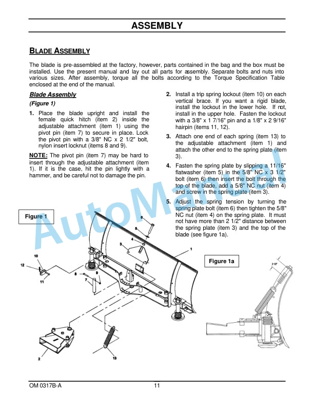 New Holland 702D 60in Front Dozer Blade Operation and Maintenance Manual 87300414 4 New Holland 702D 60in Front Dozer Blade Operation and Maintenance Manual 87300414-4