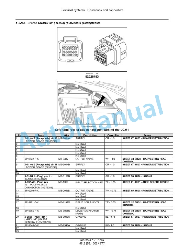 New Holland 7030L Grape Harvester Service Manual 90323601 3 New Holland 7030L Grape Harvester Service Manual 90323601 - Image 3