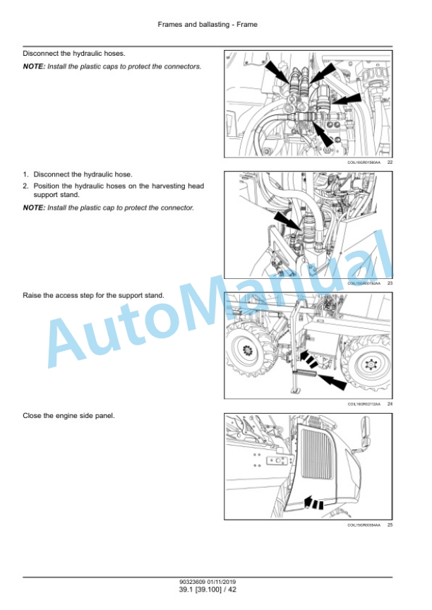 New Holland 7030L Grape Harvester Service Manual 90323609 2 New Holland 7030L Grape Harvester Service Manual 90323609 - Image 2