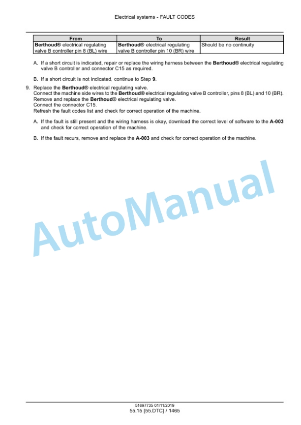 New Holland 7030M, 8030L Grape Harvester Service Manual 51697735 5 New Holland 7030M, 8030L Grape Harvester Service Manual 51697735 - Image 5