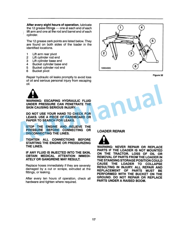 New Holland 7106 Operation and Maintenance Manual 86597080 3 New Holland 7106 Operation and Maintenance Manual 86597080-3