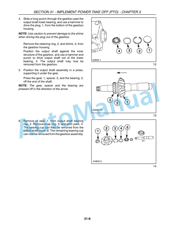 New Holland 720TD, 820TD Discbine Disc Header Repair Manual 87755427 2 New Holland 720TD, 820TD Discbine Disc Header Repair Manual 87755427-2