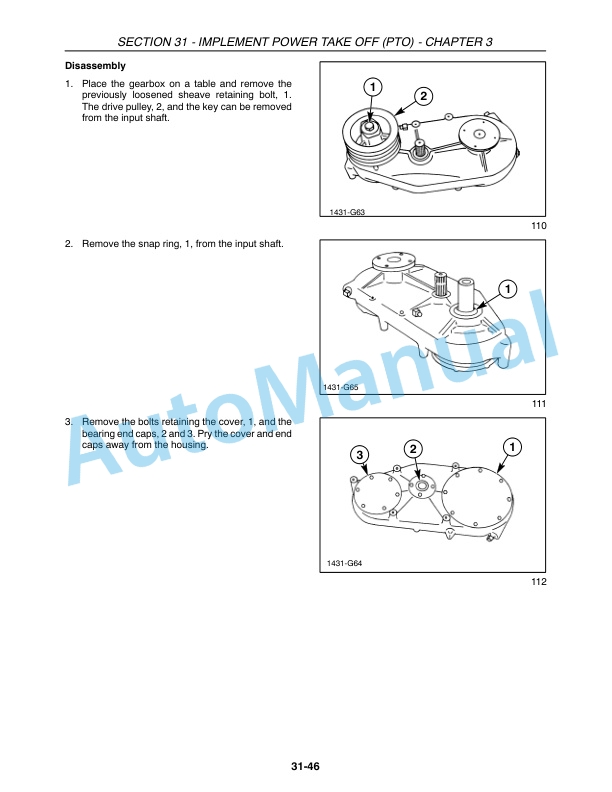 New Holland 720TD, 820TD Discbine Disc Header Repair Manual 87755427 3 New Holland 720TD, 820TD Discbine Disc Header Repair Manual 87755427-3