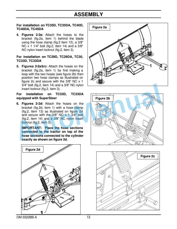 New Holland 72CB 72in Front Dozer Blade Operation and Maintenance Manual 87300415 4 New Holland 72CB 72in Front Dozer Blade Operation and Maintenance Manual 87300415-4