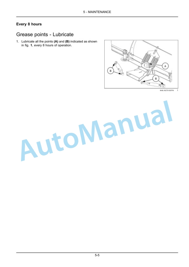New Holland 72CBH, 84CBH Attachment Operation and Maintenance Manual 48082148 5 New Holland 72CBH, 84CBH Attachment Operation and Maintenance Manual 48082148-5