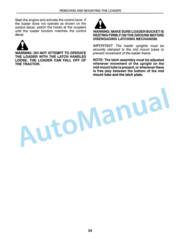 New Holland 7308 Tractor Operation and Maintenance Manual 42730810 4 New Holland 7308 Tractor Operation and Maintenance Manual 42730810-4