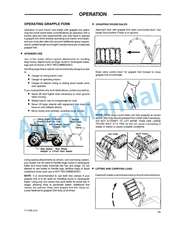 New Holland 7312 Series Quick Attach Farm Loader Operation and Maintenance Manual 86632636 3 New Holland 7312 Series Quick Attach Farm Loader Operation and Maintenance Manual 86632636-3