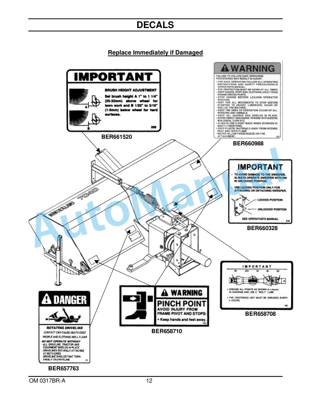 New Holland 740D 60in Rotary Broom Operation and Maintenance Manual 87300413 3 New Holland 740D 60in Rotary Broom Operation and Maintenance Manual 87300413-3