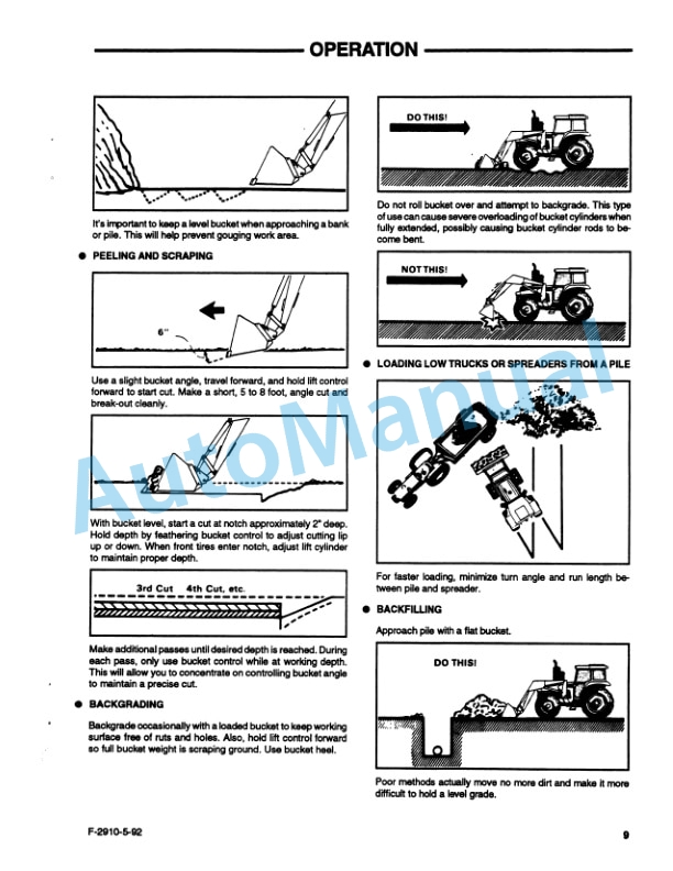 New Holland 7411 Series Quick Attach Farm Loader Operation and Maintenance Manual 42741111 2 New Holland 7411 Series Quick Attach Farm Loader Operation and Maintenance Manual 42741111-2