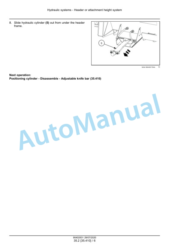 New Holland 760CG Header Service Manual 90402831 2 New Holland 760CG Header Service Manual 90402831 - Image 2