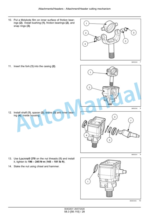 New Holland 760CG Header Service Manual 90402831 4 New Holland 760CG Header Service Manual 90402831 - Image 4