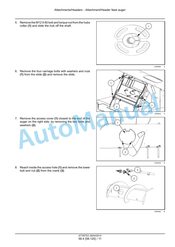 New Holland 760CG VariFeed Grain Header Service Manual 47705703 5 New Holland 760CG VariFeed Grain Header Service Manual 47705703-5