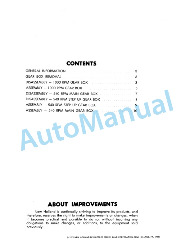New Holland 770 Harvester Service Manual 40630800 2 New Holland 770 Harvester Service Manual 40630800-2