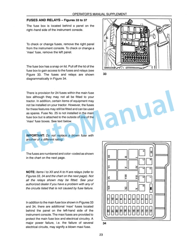 New Holland 8160, 8260, 8360, 8560 Operation and Maintenance Manual 86576994 5 New Holland 8160, 8260, 8360, 8560 Operation and Maintenance Manual 86576994-5