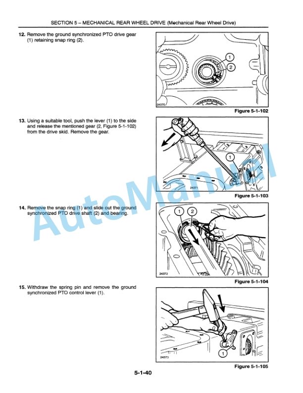 New Holland 8160, 8260, 8360, 8560 Tractor Repair Manual 40816040 4 New Holland 8160, 8260, 8360, 8560 Tractor Repair Manual 40816040 - Image 4