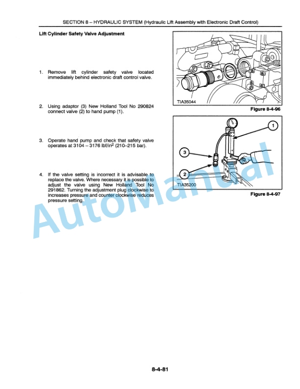 New Holland 8160, 8260, 8360, 8560 Tractor Repair Manual 40816040 5 New Holland 8160, 8260, 8360, 8560 Tractor Repair Manual 40816040 - Image 5