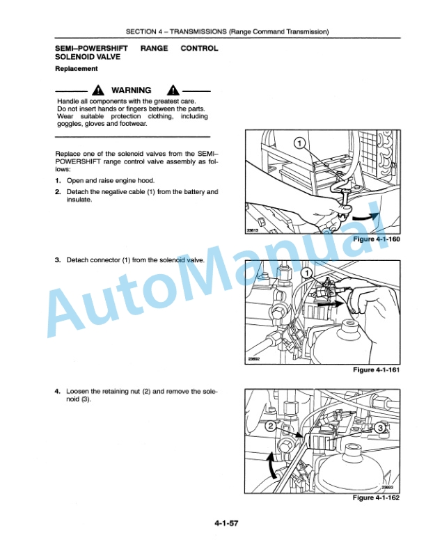 New Holland 8160, 8260, 8360, 8560 Transmission Repair Manual 40816004 2 New Holland 8160, 8260, 8360, 8560 Transmission Repair Manual 40816004-2