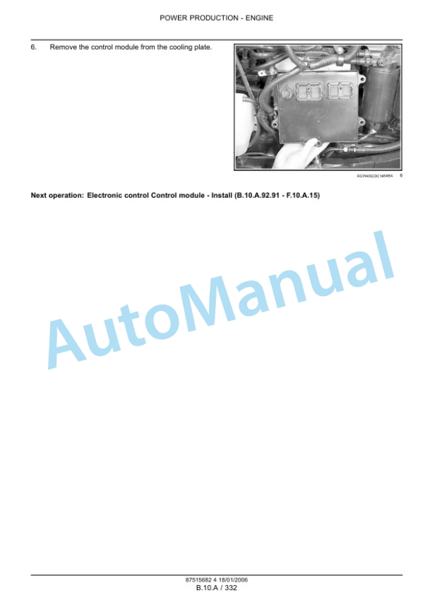 New Holland 8.3, 9.0L 6 Cylinder, 24 Valve CNH Engine With High Pressure Common Rail Fuel System Repair Manual 87515684 3 New Holland 8.3, 9.0L 6 Cylinder, 24 Valve CNH Engine With High Pressure Common Rail Fuel System Repair Manual 87515684-3