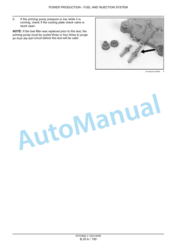New Holland 8.3, 9.0L 6 Cylinder, 24 Valve CNH Engine With High Pressure Common Rail Fuel System Repair Manual 87515684 4 New Holland 8.3, 9.0L 6 Cylinder, 24 Valve CNH Engine With High Pressure Common Rail Fuel System Repair Manual 87515684-4