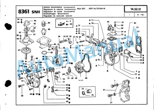 New Holland 8361 SI-10 Fiat Engine Service Parts Catalogue 9504439 4 New Holland 8361 SI-10 Fiat Engine Service Parts Catalogue 9504439-4
