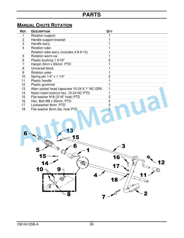 New Holland 836GS 60in Snowblower Operation and Maintenance Manual 47524263 5 New Holland 836GS 60in Snowblower Operation and Maintenance Manual 47524263-5
