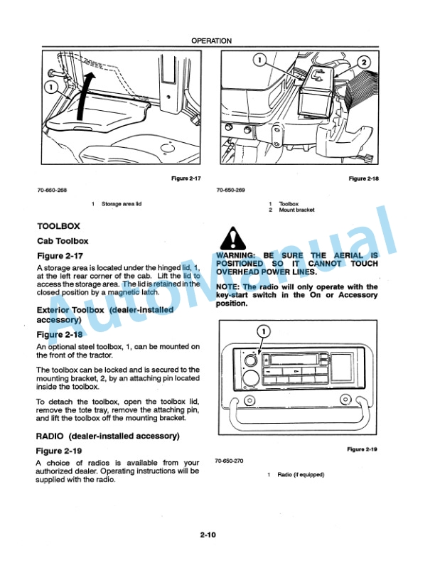 New Holland 8670, 8770, 8870, 8970 Tractor Operation and Maintenance Manual 42867043 2 New Holland 8670, 8770, 8870, 8970 Tractor Operation and Maintenance Manual 42867043-2