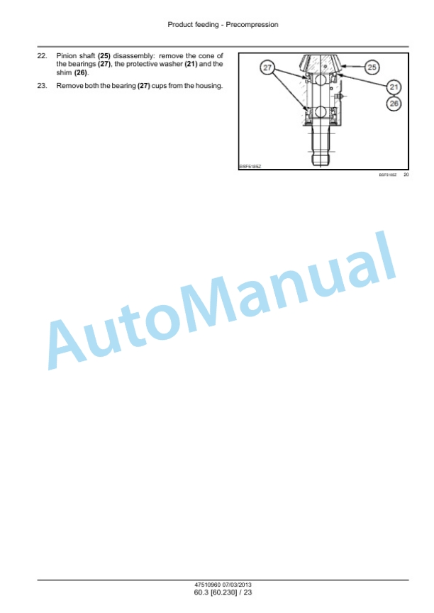 New Holland 870, 890, 1270, 1290, 330, 340 BigBaler Square Baler Service Manual 47510960 5 New Holland 870, 890, 1270, 1290, 330, 340 BigBaler Square Baler Service Manual 47510960-5