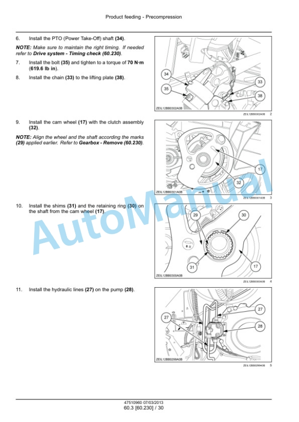 New Holland 870, 890, 1270, 1290, 330, 340 BigBaler Square Baler Service Manual 47534291 3 New Holland 870, 890, 1270, 1290, 330, 340 BigBaler Square Baler Service Manual 47534291 - Image 3