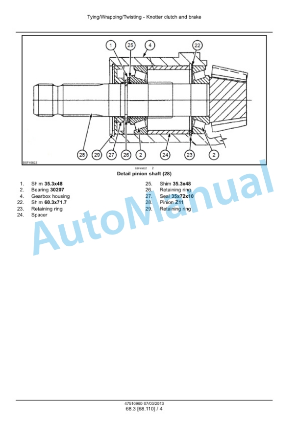 New Holland 870, 890, 1270, 1290, 330, 340 BigBaler Square Baler Service Manual 47534291 4 New Holland 870, 890, 1270, 1290, 330, 340 BigBaler Square Baler Service Manual 47534291 - Image 4