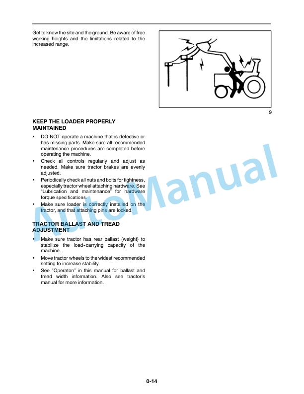 New Holland 870TL For TG Series Tractor Operation and Maintenance Manual 87561525 2 New Holland 870TL For TG Series Tractor Operation and Maintenance Manual 87561525-2