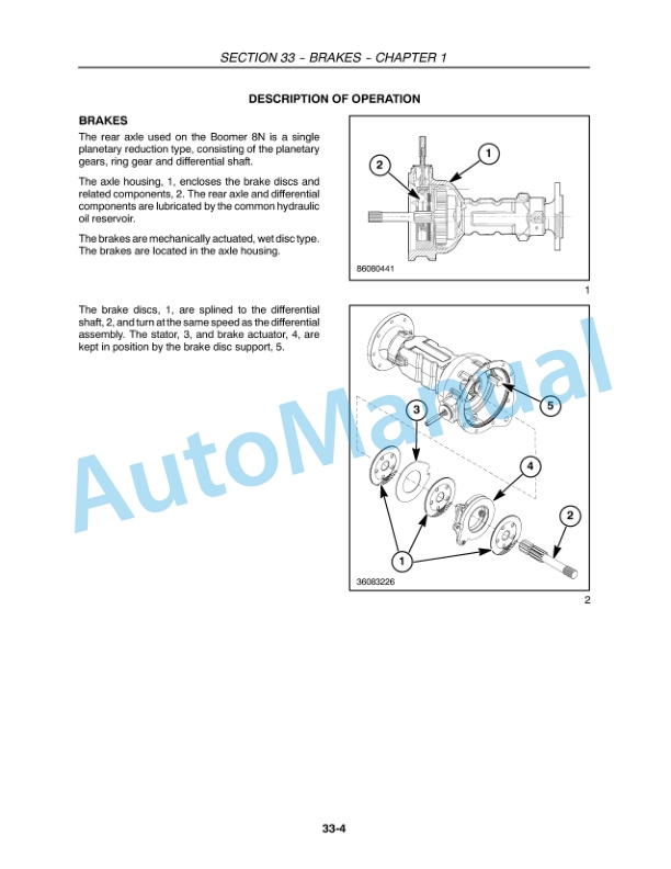 New Holland 8N Boomer Tractor Service Manual 84218899 3 New Holland 8N Boomer Tractor Service Manual 84218899-3