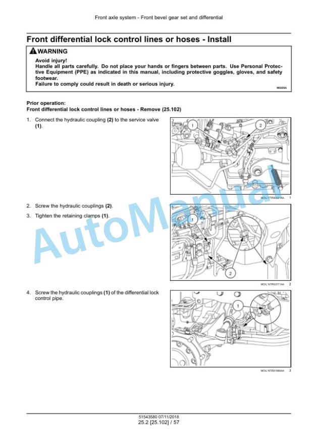 New Holland 90, 100, 110, 120 PowerStar Tier 4B Final Tractor Service Manual 51543580 2 New Holland 90, 100, 110, 120 PowerStar Tier 4B Final Tractor Service Manual 51543580 - Image 2