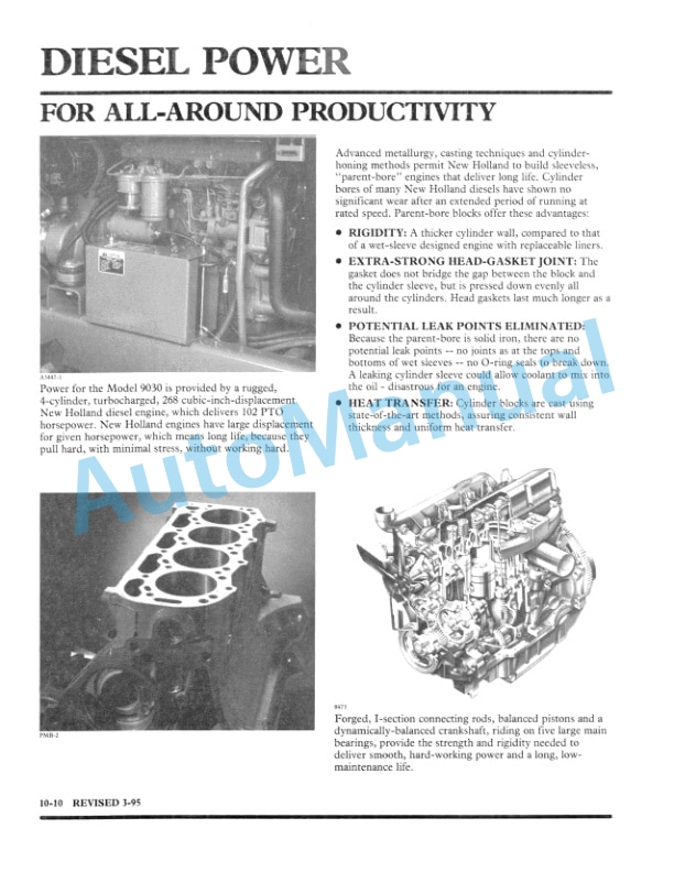 New Holland 9030 Feature Product Manual 86560399 2 New Holland 9030 Feature Product Manual 86560399-2