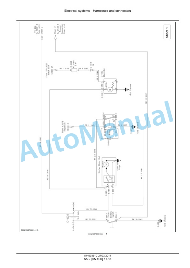 New Holland 9040L, 9040M, 9060L H, 9060L, 9080L H, 9080L, 9090L GE, 9090L H, 9090L Grape Harvester Service Manual 84490331C 3 New Holland 9040L, 9040M, 9060L H, 9060L, 9080L H, 9080L, 9090L GE, 9090L H, 9090L Grape Harvester Service Manual 84490331C - Image 3