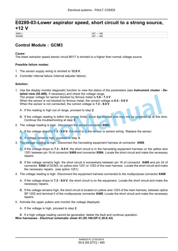 New Holland 9040L, 9040M, 9060L H, 9060L, 9080L H, 9080L, 9090L GE, 9090L H, 9090L Grape Harvester Service Manual 84490331C 5 New Holland 9040L, 9040M, 9060L H, 9060L, 9080L H, 9080L, 9090L GE, 9090L H, 9090L Grape Harvester Service Manual 84490331C - Image 5