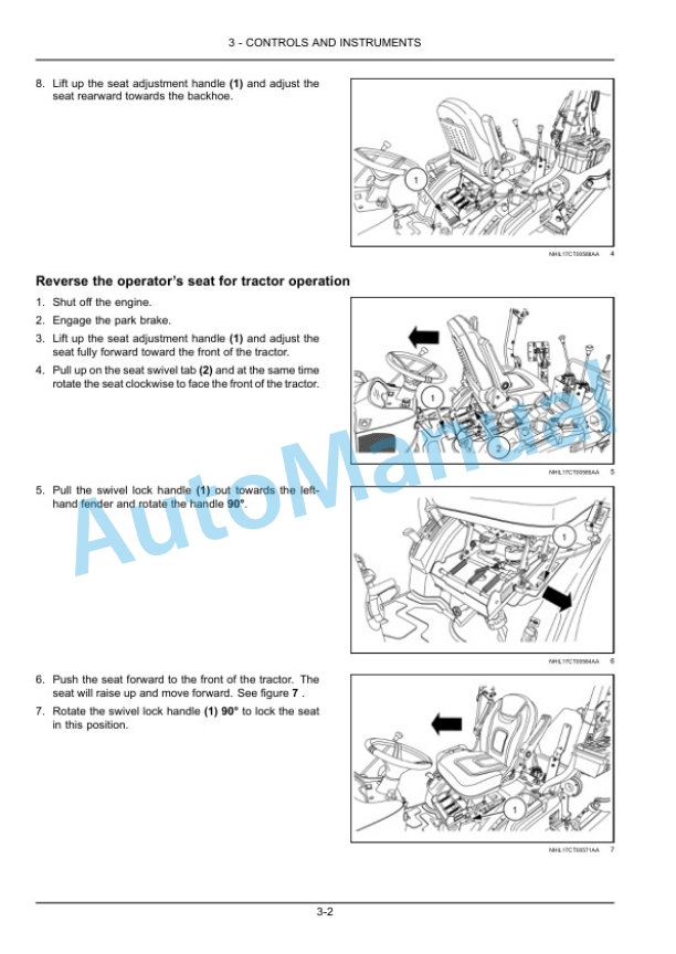 New Holland 905GBL Backhoe Operation and Maintenance Manual 51410064 3 New Holland 905GBL Backhoe Operation and Maintenance Manual 51410064 - Image 3