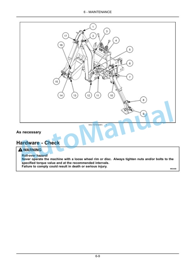 New Holland 905GBL Backhoe Operation and Maintenance Manual 51410064 5 New Holland 905GBL Backhoe Operation and Maintenance Manual 51410064 - Image 5
