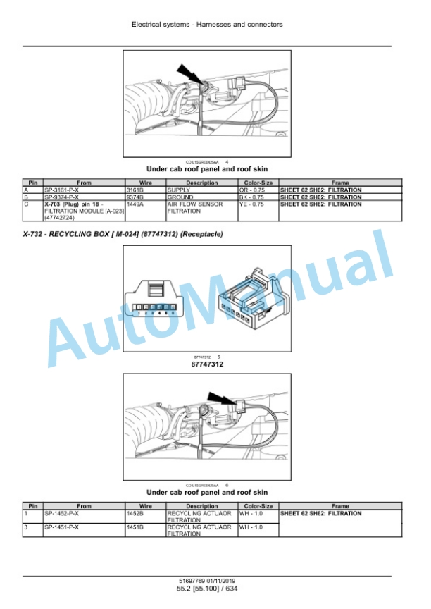 New Holland 9080N Grape Harvester Service Manual 51697769 3 New Holland 9080N Grape Harvester Service Manual 51697769 - Image 3