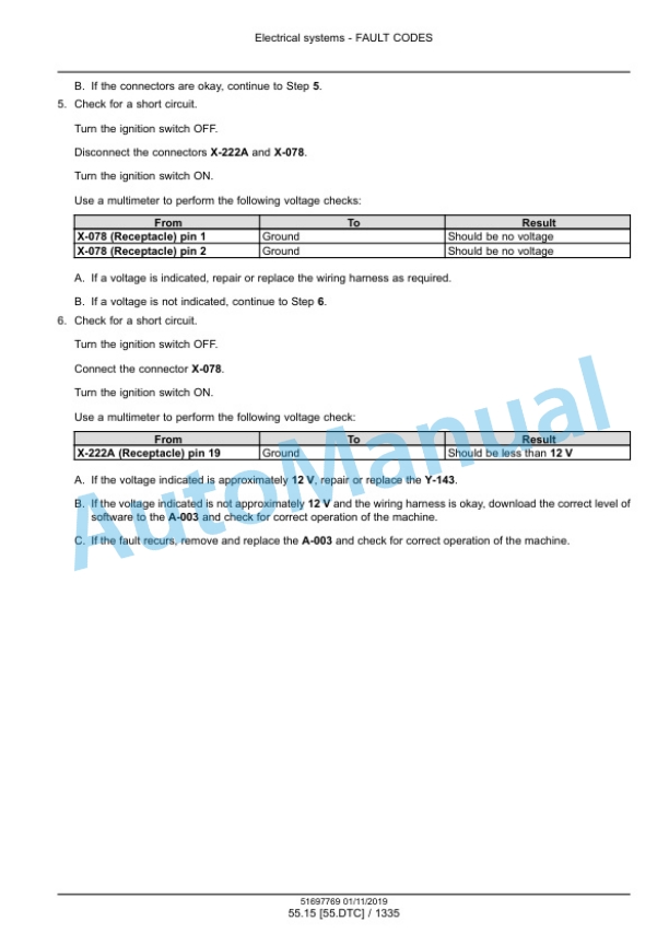 New Holland 9080N Grape Harvester Service Manual 51697769 5 New Holland 9080N Grape Harvester Service Manual 51697769 - Image 5