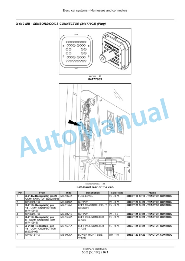 New Holland 9090L, 9090L Side Conveyor Tier 3 Grape Harvester Service Manual 51697776 3 New Holland 9090L, 9090L Side Conveyor Tier 3 Grape Harvester Service Manual 51697776 - Image 3