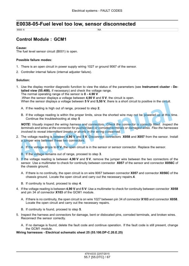 New Holland 9090X, 9090X GE, 9090X H, 9090X O, 9090X COFFEE, 9090X OLIVE PLUS, 9090X OLIVE PLUS GE Grape Harvester Service Manual 47914333 4 New Holland 9090X, 9090X GE, 9090X H, 9090X O, 9090X COFFEE, 9090X OLIVE PLUS, 9090X OLIVE PLUS GE Grape Harvester Service Manual 47914333 - Image 4