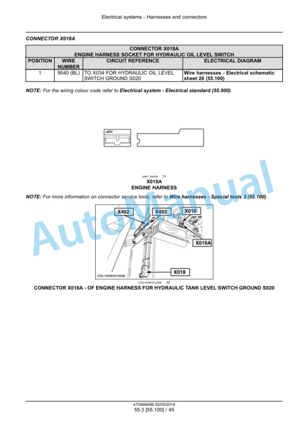 New Holland 9090X Grape Harvester Service Manual 47399849B 2 New Holland 9090X Grape Harvester Service Manual 47399849B - Image 2