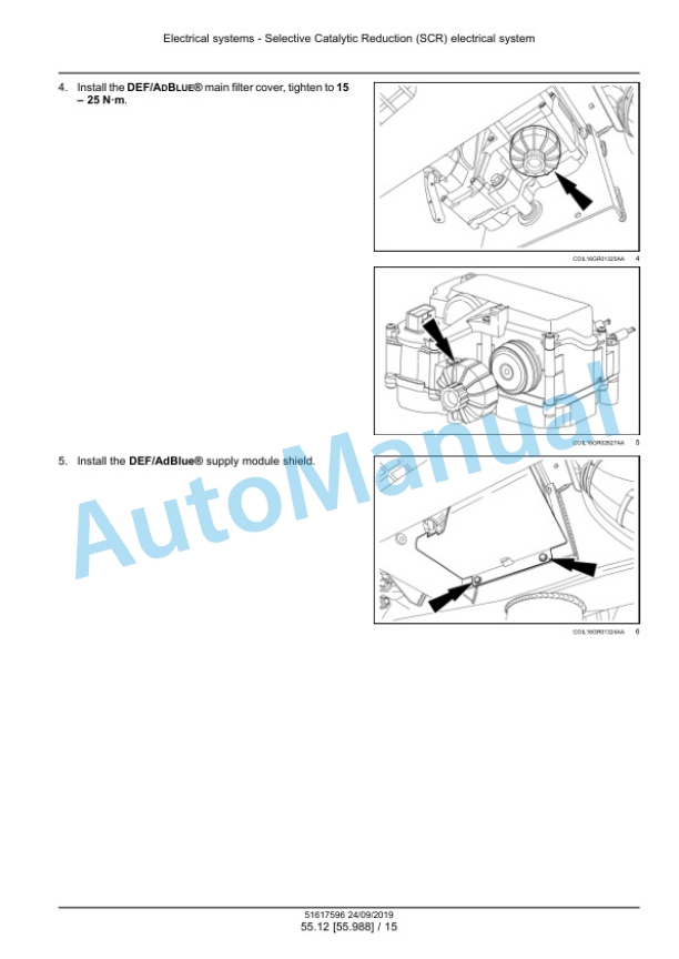 New Holland 9090X Grape Harvester Service Manual 51617596 3 New Holland 9090X Grape Harvester Service Manual 51617596 - Image 3