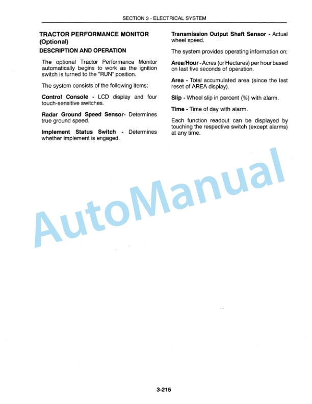 New Holland 9184, 9384, 9484, 9684, 9884 Repair Manual 86608045 4 New Holland 9184, 9384, 9484, 9684, 9884 Repair Manual 86608045-4