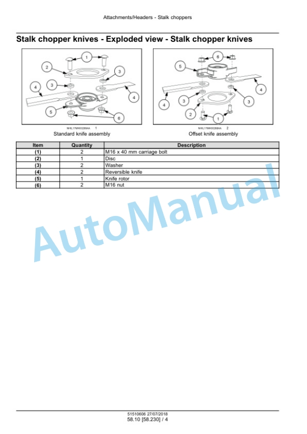 New Holland 9208-22, 9212-20, 9212-22, 9216-20, 9216-22, 9218-20, 9218-22 CornMaster Corn Header Service Manual 51510606 5 New Holland 9208-22, 9212-20, 9212-22, 9216-20, 9216-22, 9218-20, 9218-22 CornMaster Corn Header Service Manual 51510606-5
