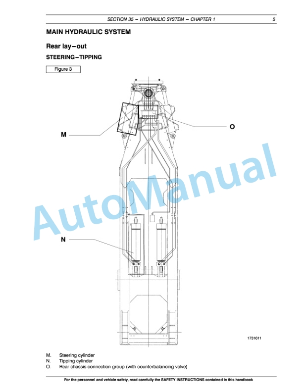 New Holland AD250 Articulated Dump Truck Service Manual 6045614101 5 New Holland AD250 Articulated Dump Truck Service Manual 6045614101 - Image 5