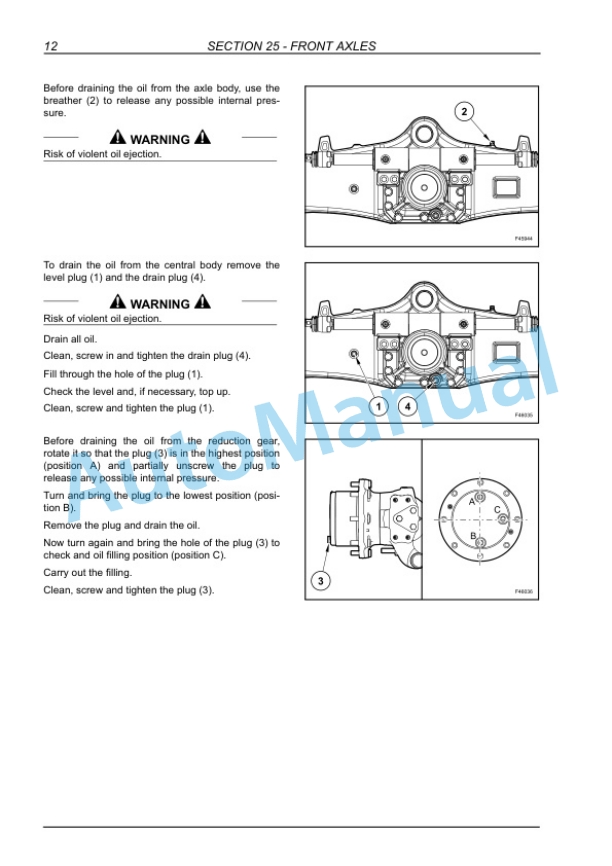 New Holland B100C, B100C LR, B100C TC, B110C, B110C TC, B115C Loader Backhoe Service Manual 84568042A 3 New Holland B100C, B100C LR, B100C TC, B110C, B110C TC, B115C Loader Backhoe Service Manual 84568042A - Image 3